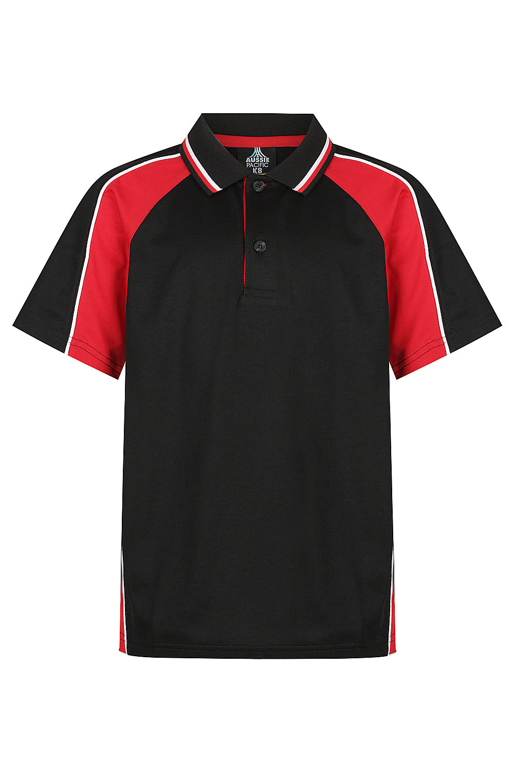 BLACK/RED/WHITE - Panorama Kids Polos