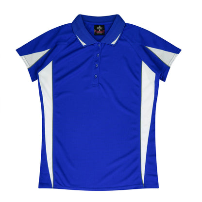 ROYAL/WHITE - Eureka Lady Polos