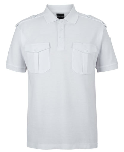 JB's S/S 250 Epaulette Polo Black -Xs