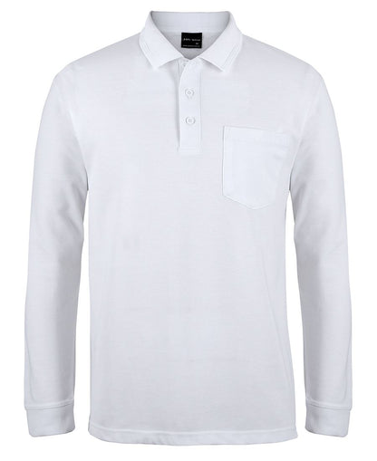 JB's 210 L/S Pocket Polo Black -3Xs