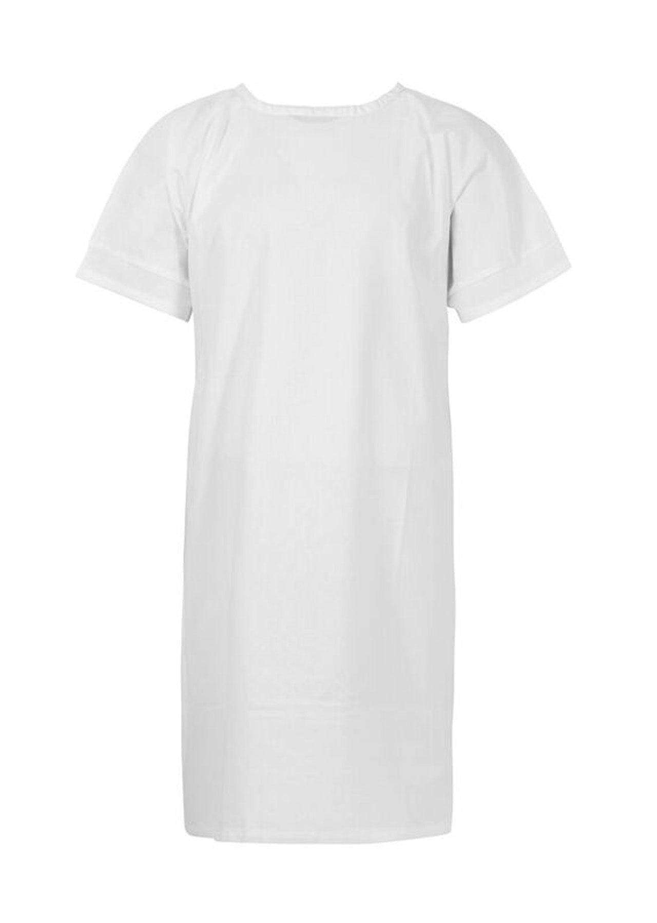 Medi-8 M81808 Patient Gown – Short Sleeve in White
