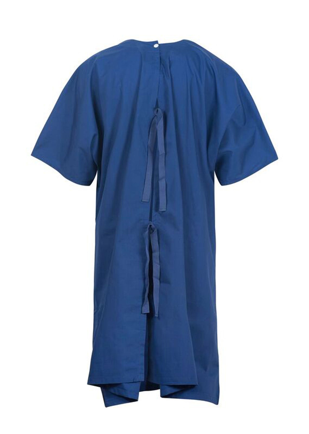 Medi-8 M811255 Bariatric Gown With Neck And Shoulder Studs in Dark Blue