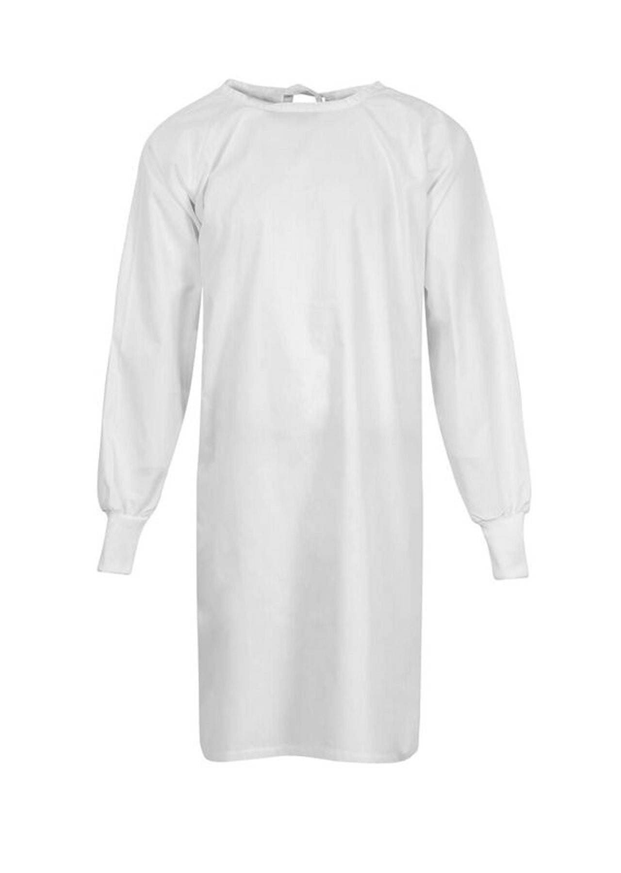 Medi-8 M81809 Patient Gown – Long Sleeve in White