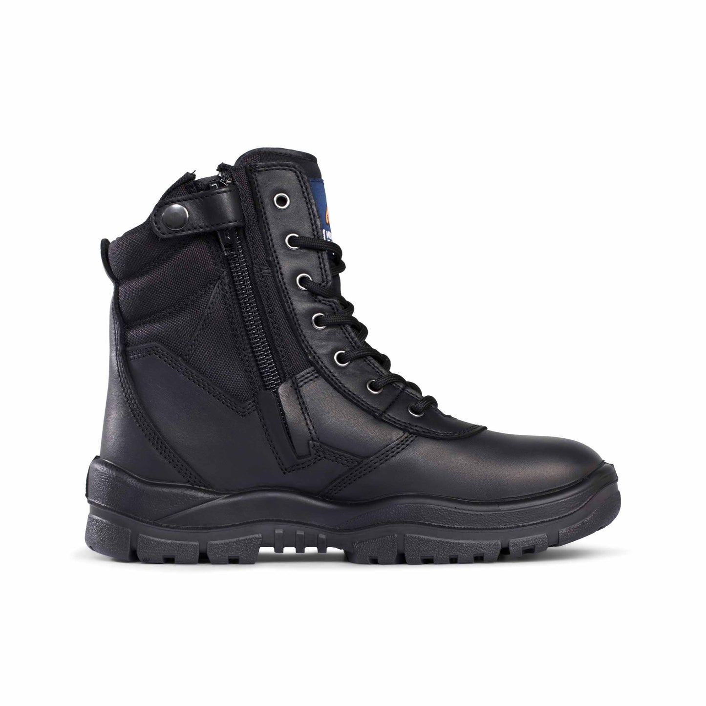 Black - Mongrel Boots 251020 Black High Leg ZipSider Boot