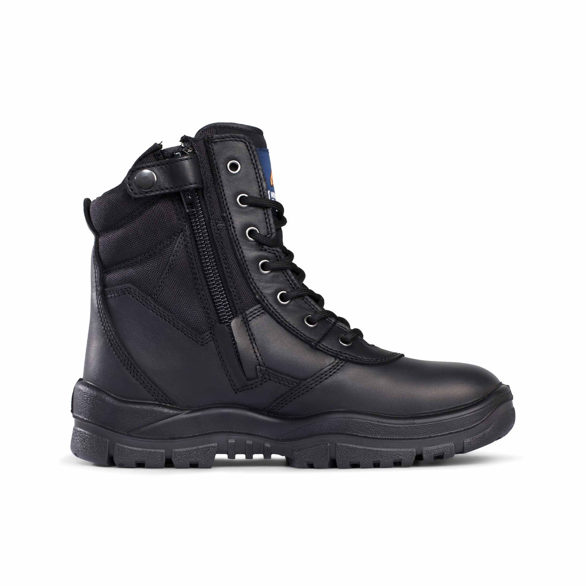 Black - Mongrel Boots 251020 Black High Leg ZipSider Boot