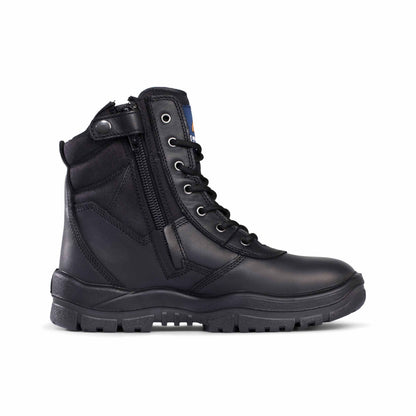 Black - Mongrel Boots 251020 Black High Leg ZipSider Boot