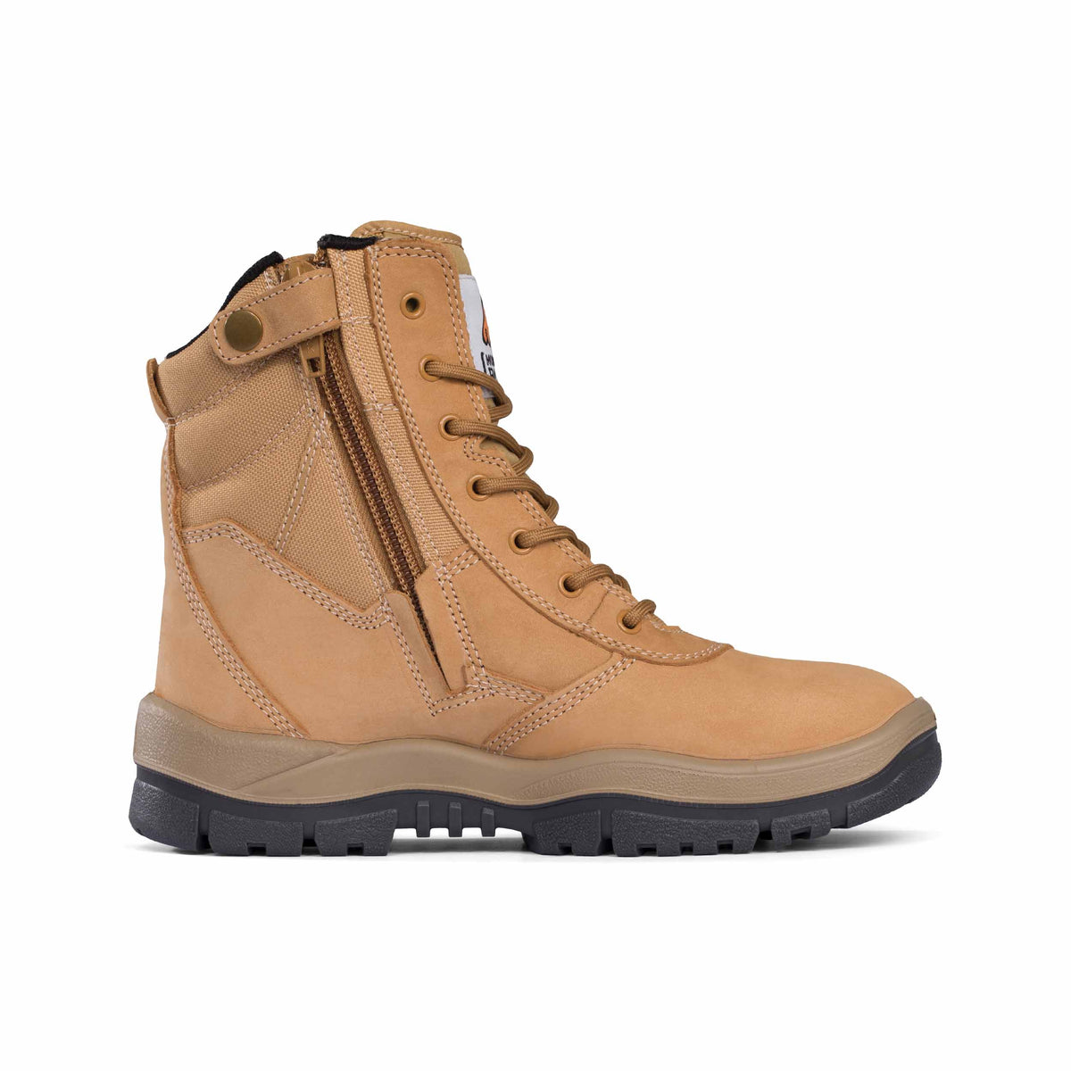 Wheat - 951  Non-Safety High Leg ZipSider Boot