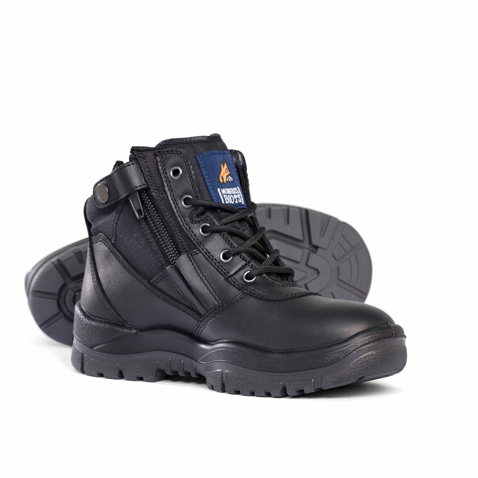 Black Hero - 961  Non-Safety ZipSider Boot