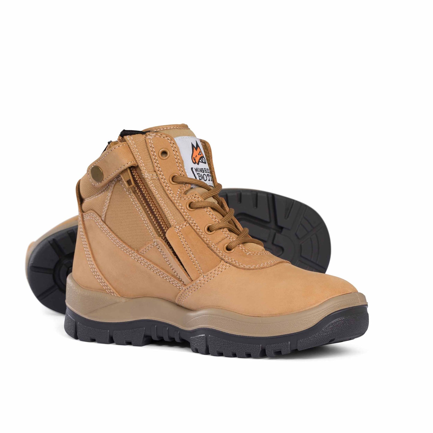Wheat Hero - 961  Non-Safety ZipSider Boot