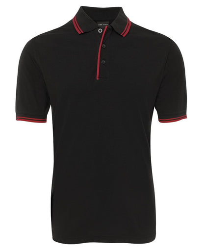 JB's Contrast Polo Black/Red