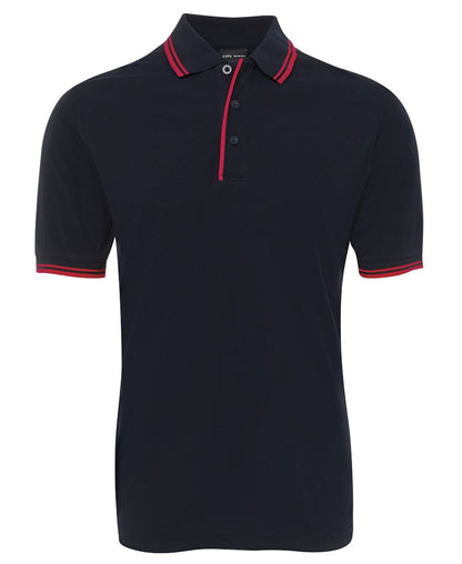 JB's Contrast Polo Black/Red