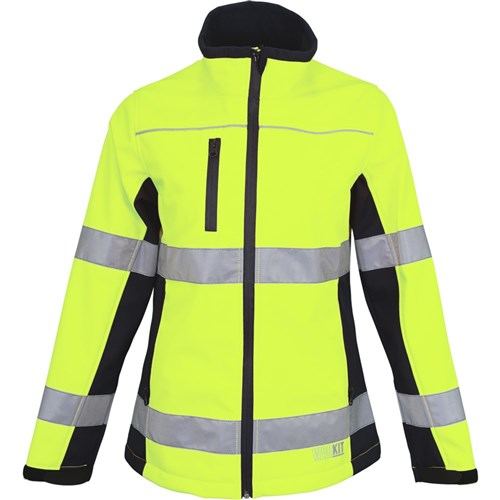 WORKIT Workwear Womens Biomotion Taped Softshell Jacket