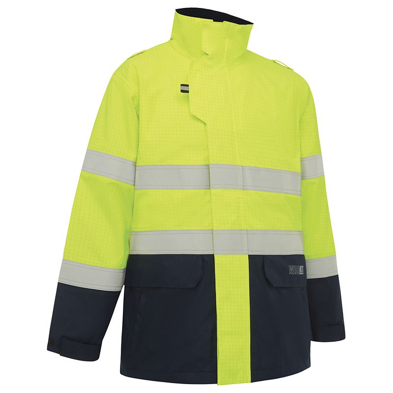 WORKIT Workwear Vestas PPE3 Inherent FR 3 Layer Wet Weather Taped Jacket