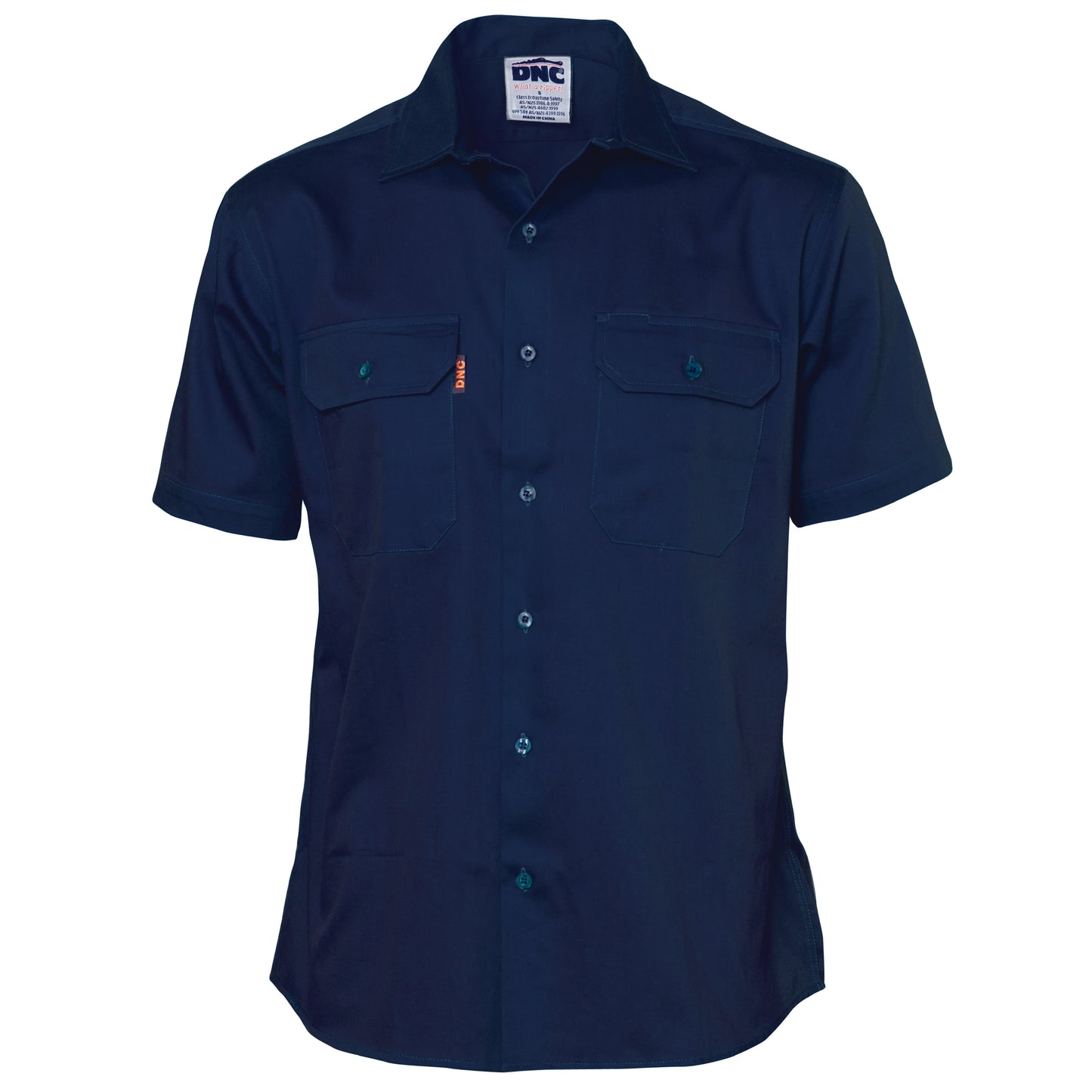3201 Cotton Drill Work Shirt - Short Sleeve