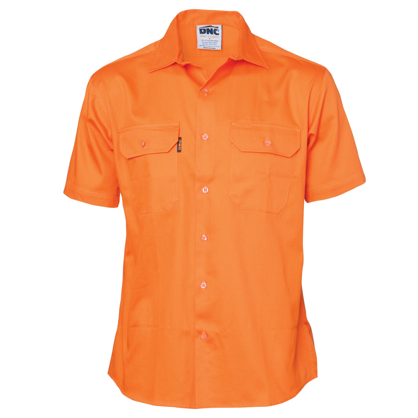 3201 Cotton Drill Work Shirt - Short Sleeve