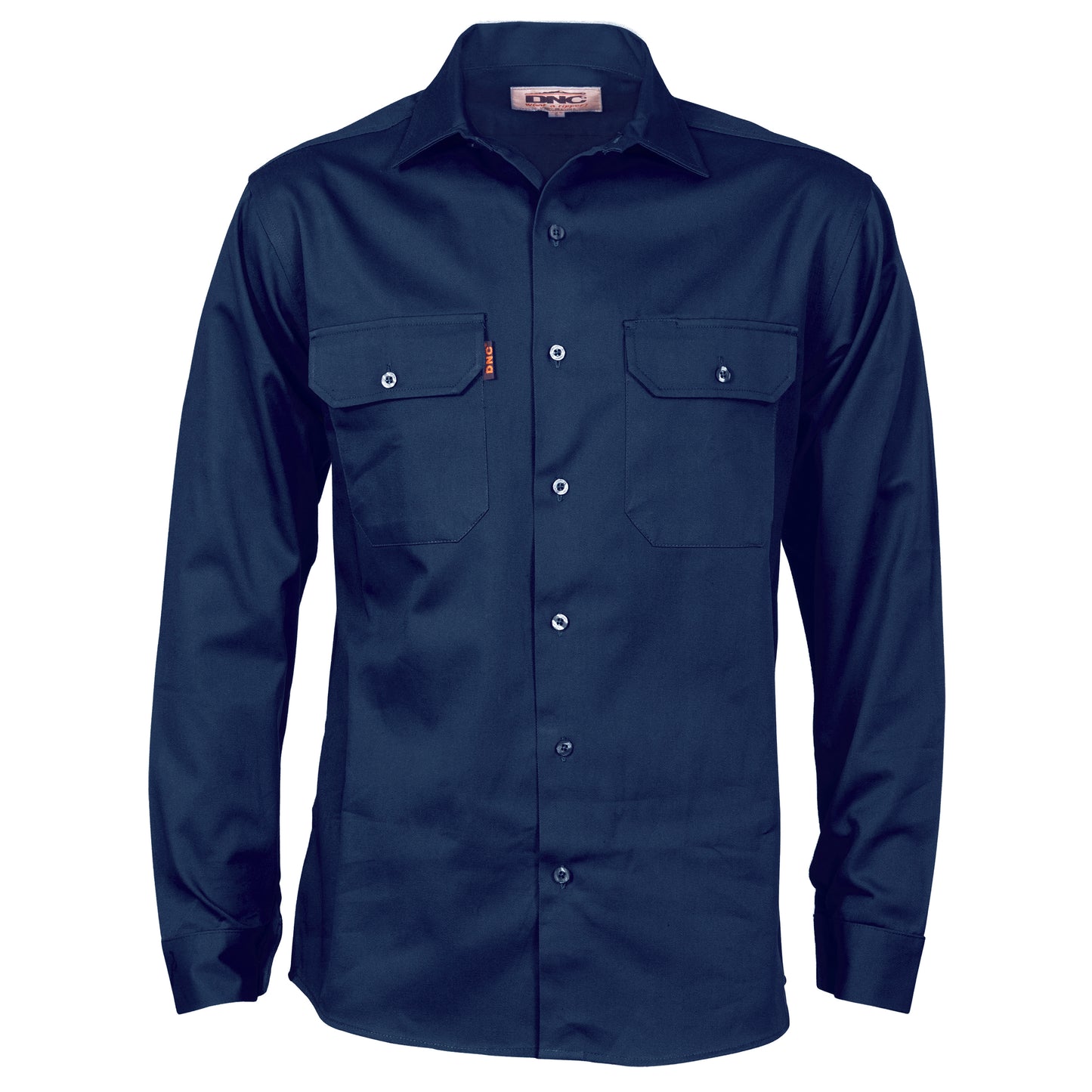 3202 Cotton Drill Work Shirt - Long Sleeve