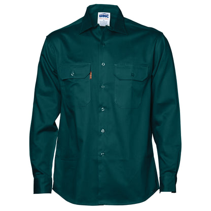3202 Cotton Drill Work Shirt - Long Sleeve