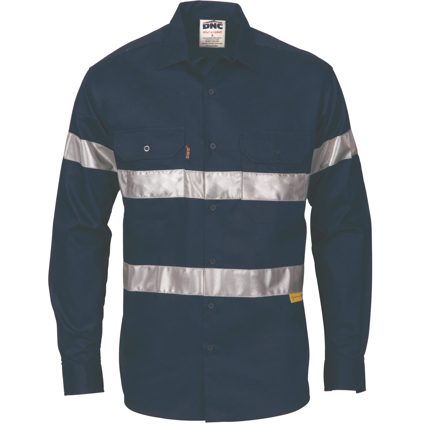 3835 HiVis Drill Shirt with 3M R/Tape - long sleeve