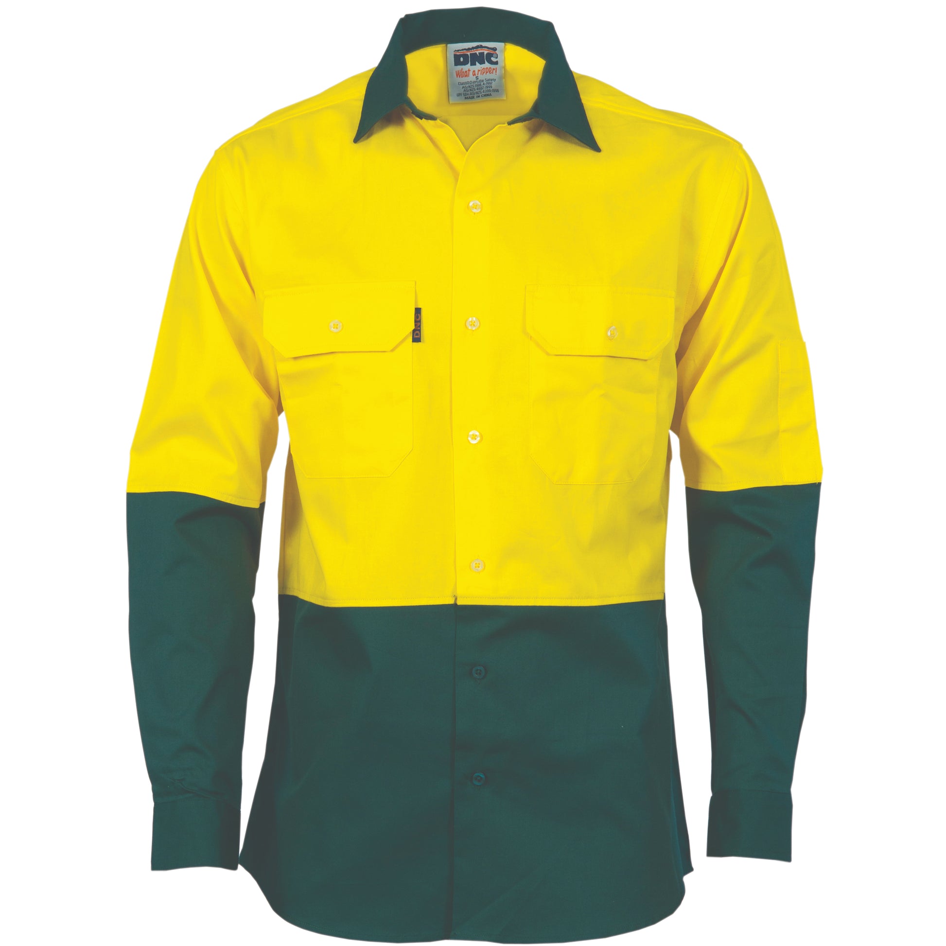 Yellow/Bottle Green