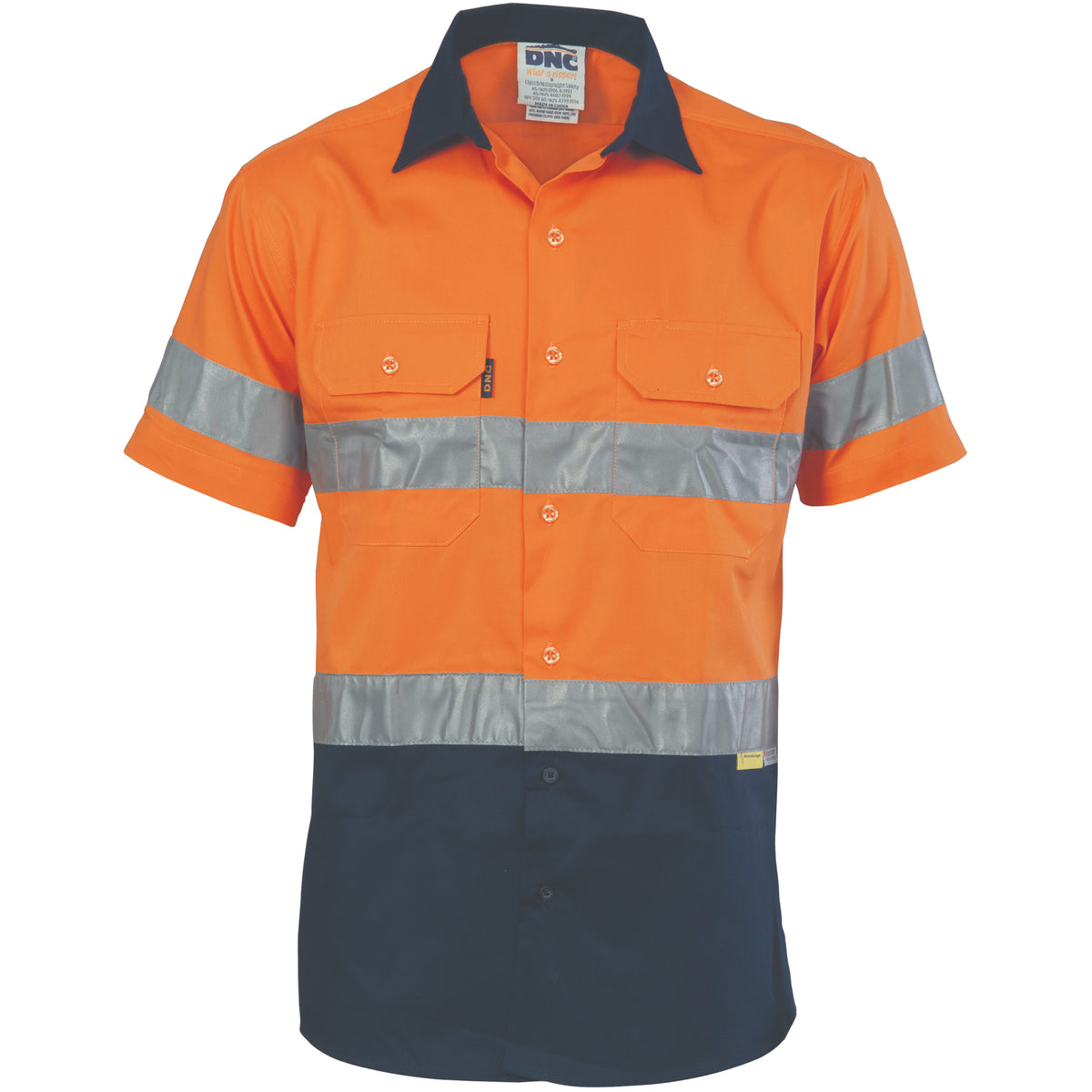 Orange/Navy