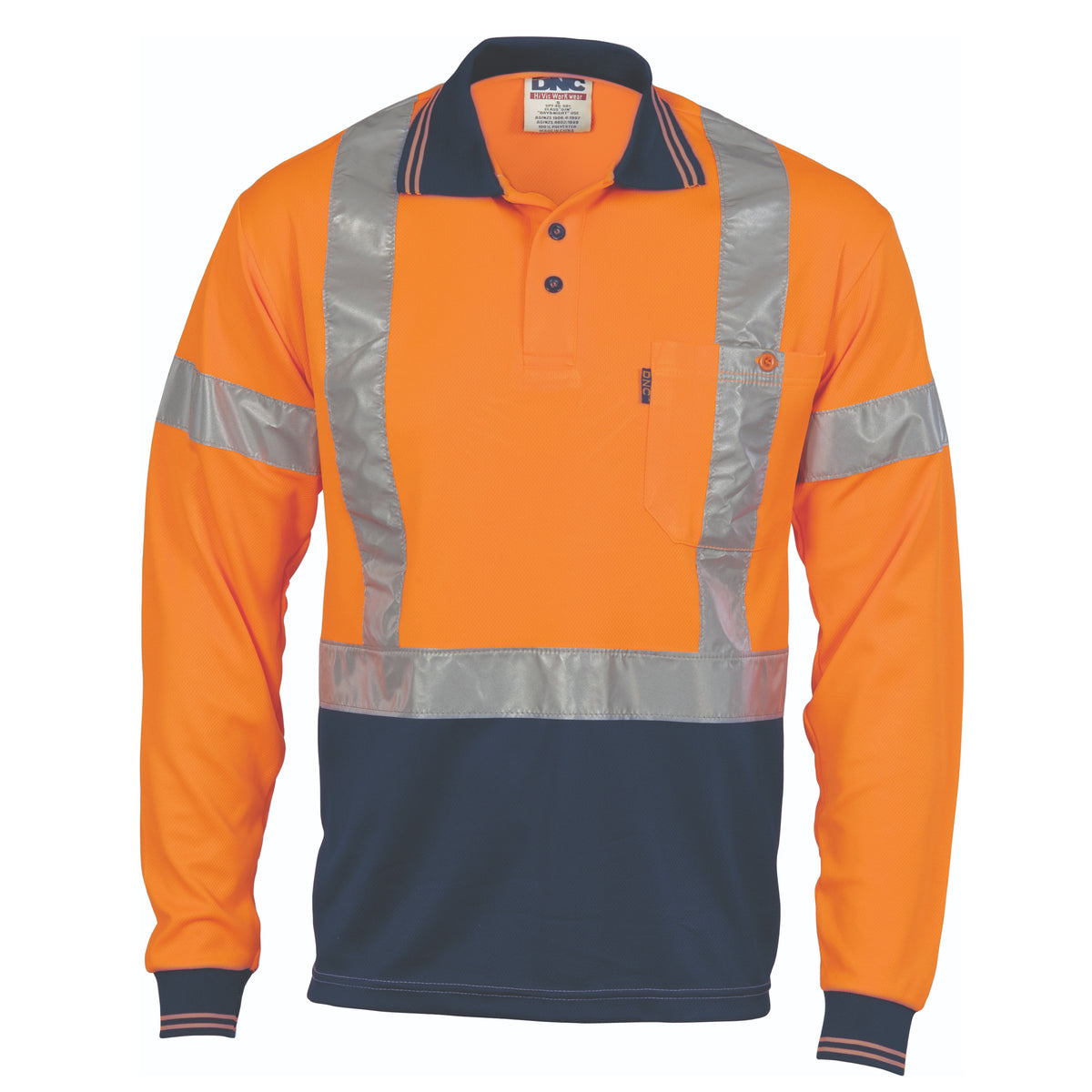 Orange/Navy