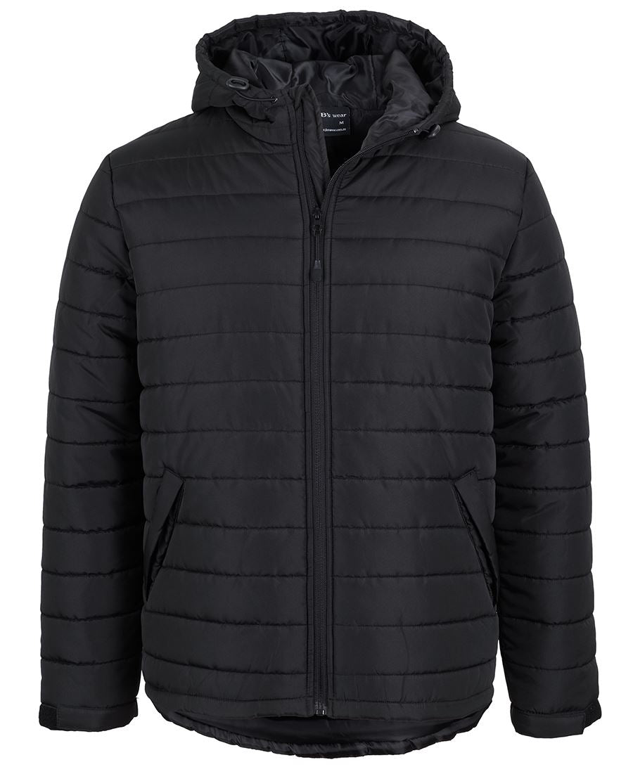 JB's Hooded Puffer Jacket Black