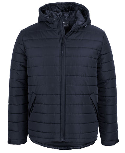 JB's Hooded Puffer Jacket Black