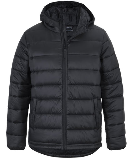 JB's Urban Hooded Puffer Jacket Black