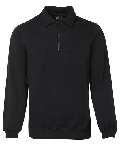 JB's 1/2 Zip Fleecy Sweat Black-2Xs