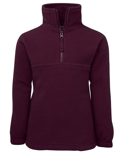 JB's Kids 1/2 Zip Polar Dk Red