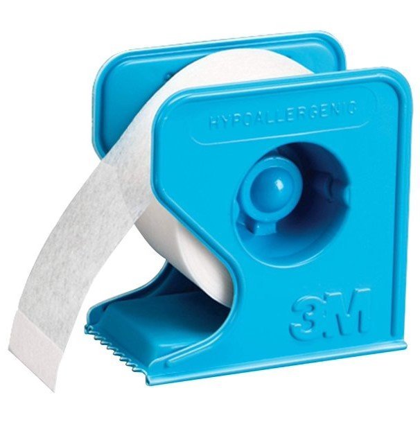 SOLVENTUM 3M1535-1 Micropore Paper Tape with Dispenser 2.5cm x 9m
