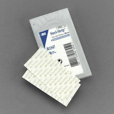 SOLVENTUM 3M1547 Steri-Strip Skin Closures 12mm x 100mm Pack of 6