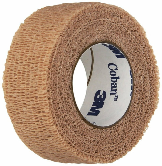 SOLVENTUM 3M1581 Coban Self-Adherent Bandage Natural 25mm x 2m