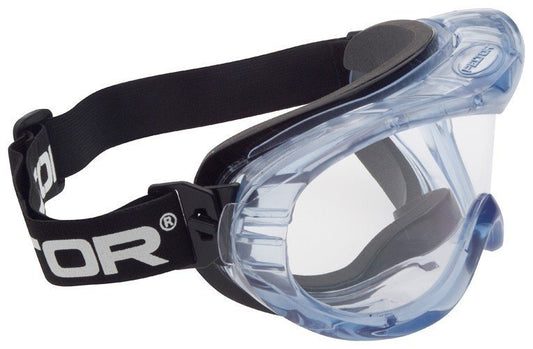 3M AUST 3M40173 Goggle Fahrenheit Clear Indirect Vent Poly Anti-Fog Black Foam Frame
