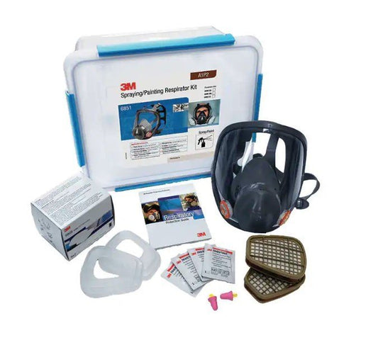 3M AUST 3M6851M Full Face Respirator Starter Kit — Spray Painting A1P2, Medium