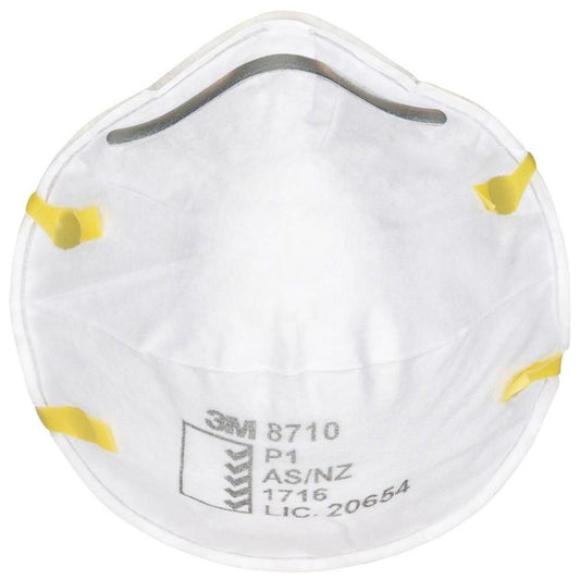 3M AUST 3M8710 P1 Disposable Dust Respirator, Box of 20