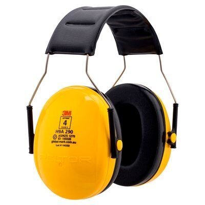 3M AUST 3MH9A Earmuff Peltor H9A Headband Yellow SLC80 24dB Class 4