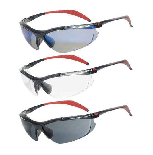 3M AUST 3M-SNN101A Safety Glasses Buster Amber Lens Antifog Medium Impact