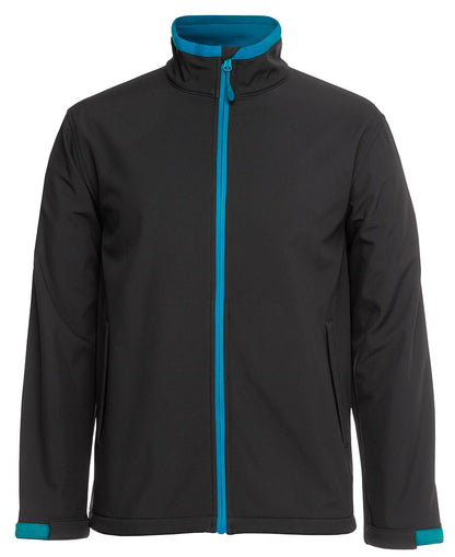 Pdm Three Layer Softshell Jacket Black/Red-2Xs
