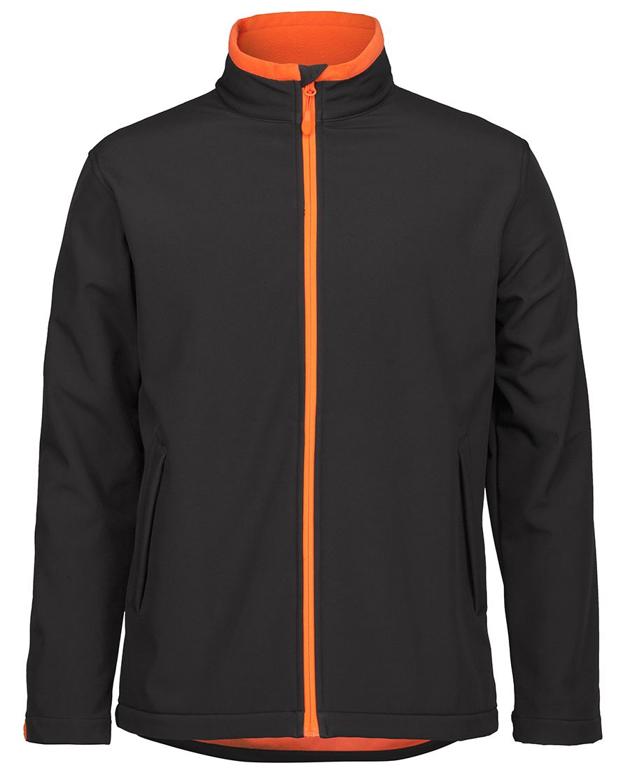 Pdm Three Layer Softshell Jacket Black/Red-2Xs