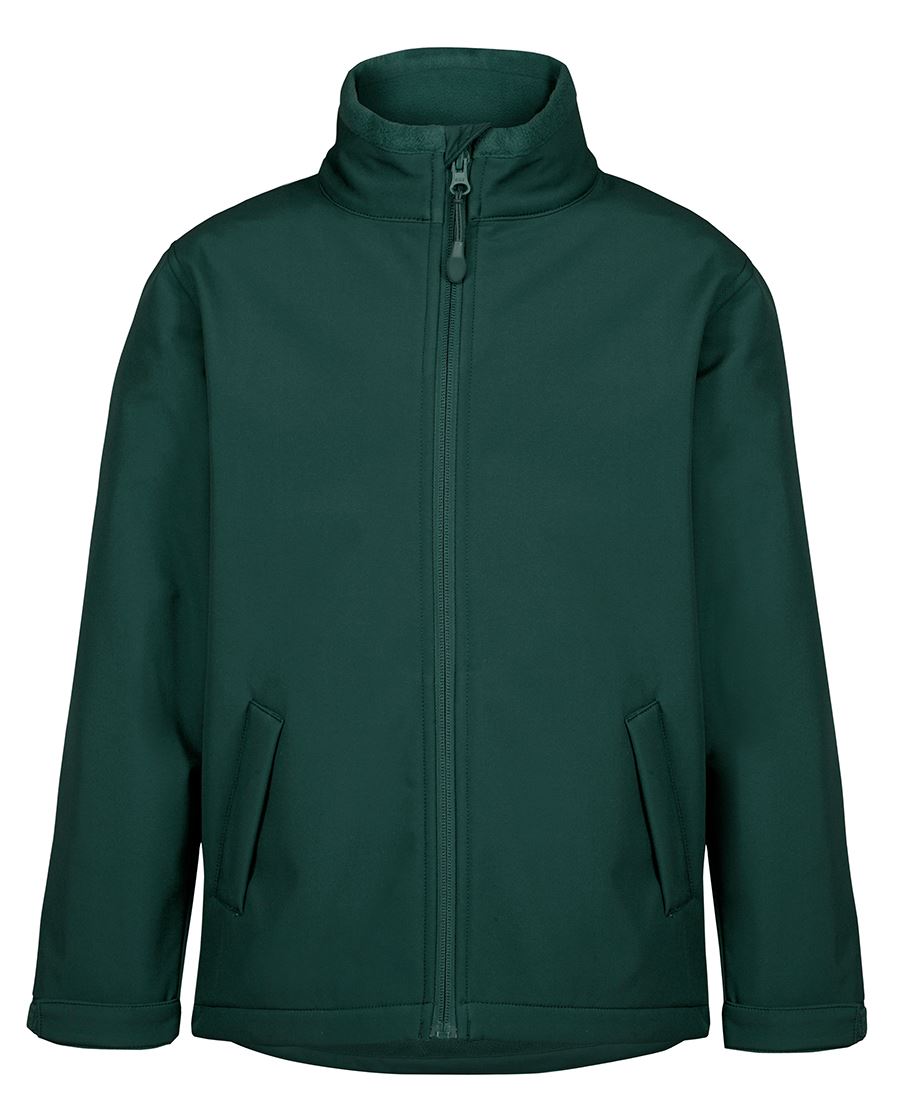 Pdm Kids Three Layer Softshell Jacket Black-04