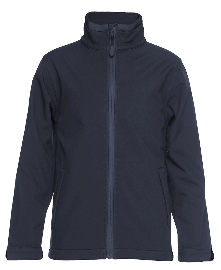 Pdm Kids Three Layer Softshell Jacket Black-04