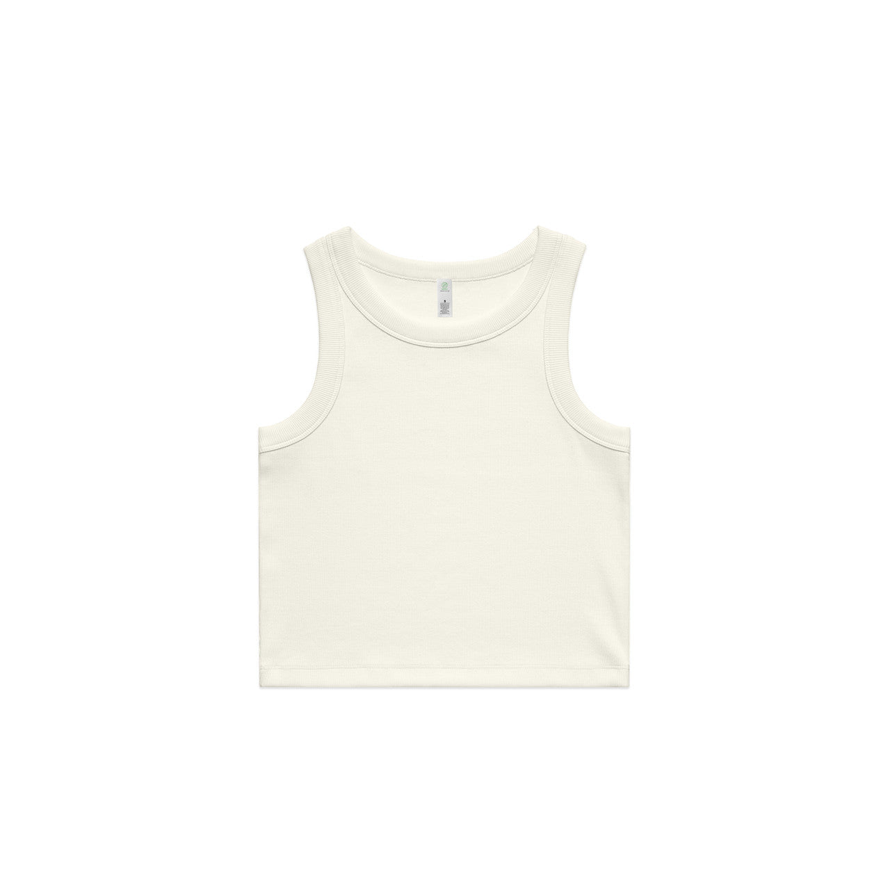 Women's Organic Rib Crop Tank