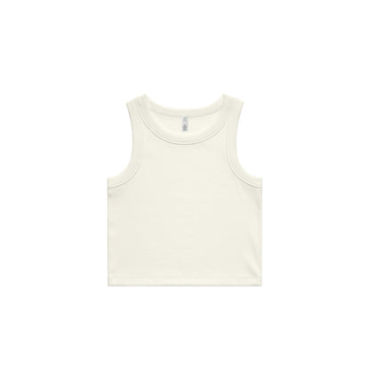 Women's Organic Rib Crop Tank