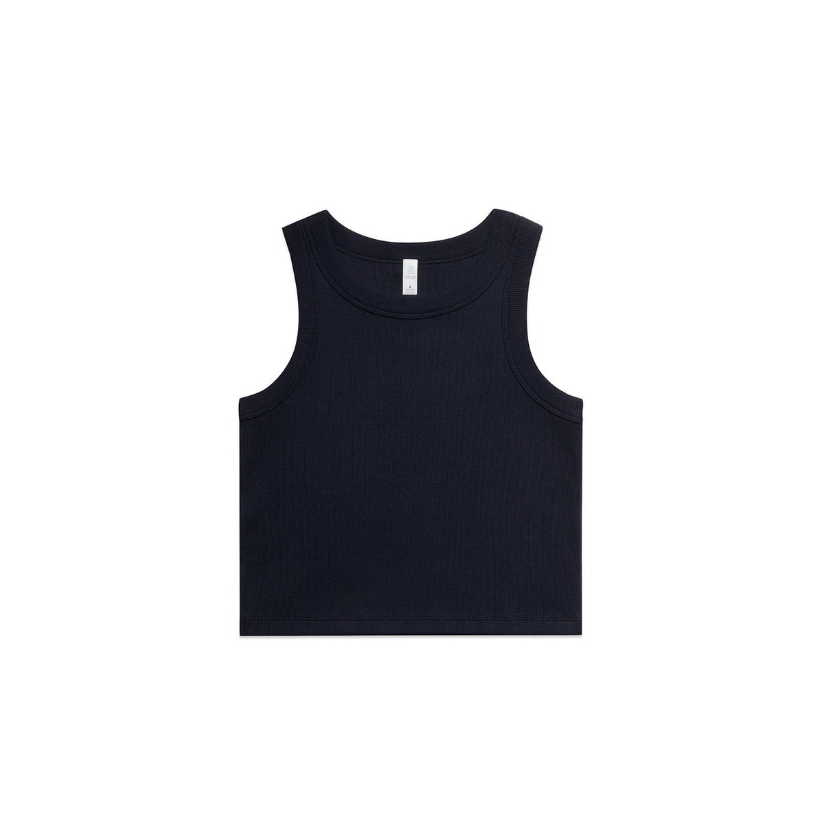Women's Organic Rib Crop Tank