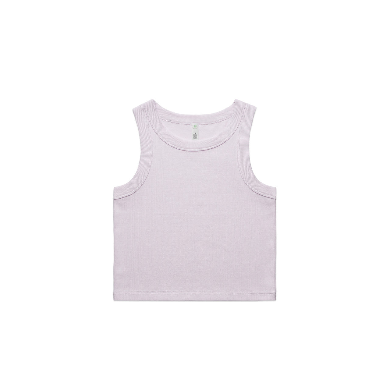 Women's Organic Rib Crop Tank