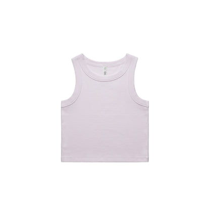 Women's Organic Rib Crop Tank