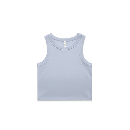 Women's Organic Rib Crop Tank
