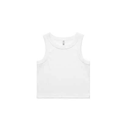Women's Organic Rib Crop Tank