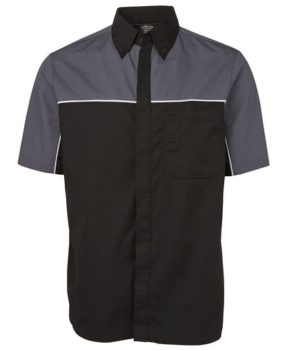 Podium Moto Shirt Black/Red/White-S